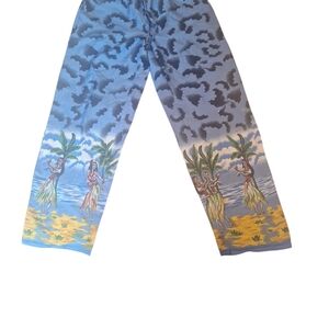 Hawaiian Print Medium Woman Lounge Pants